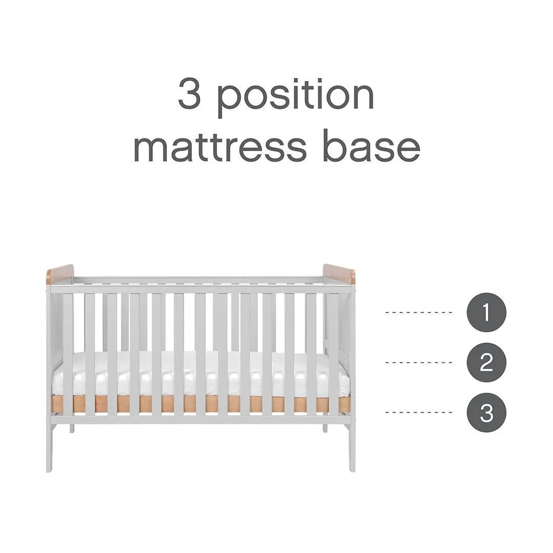 Tutti Bambini Rio 2pc Room Set - Dove Grey/Honey Oak