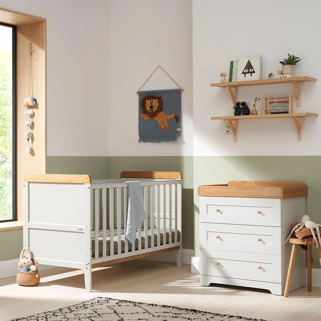 Tutti Bambini Rio 2pc Room Set - Dove Grey/Honey Oak