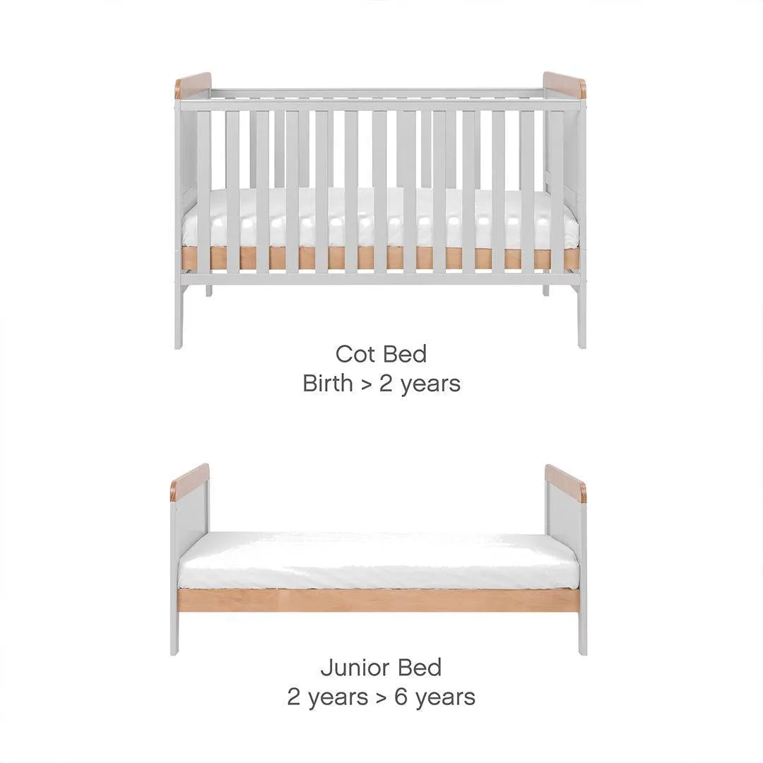 Tutti Bambini Rio 2pc Room Set - Dove Grey/Honey Oak