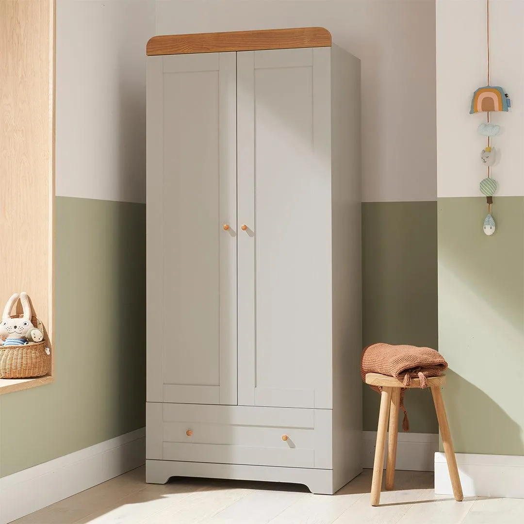Tutti Bambini Rio 3pc Room Set - Dove Grey/Honey Oak
