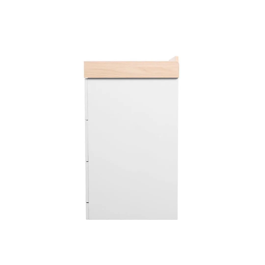 Tutti Bambini Rio Chest Changer - Dove Grey/Honey Oak