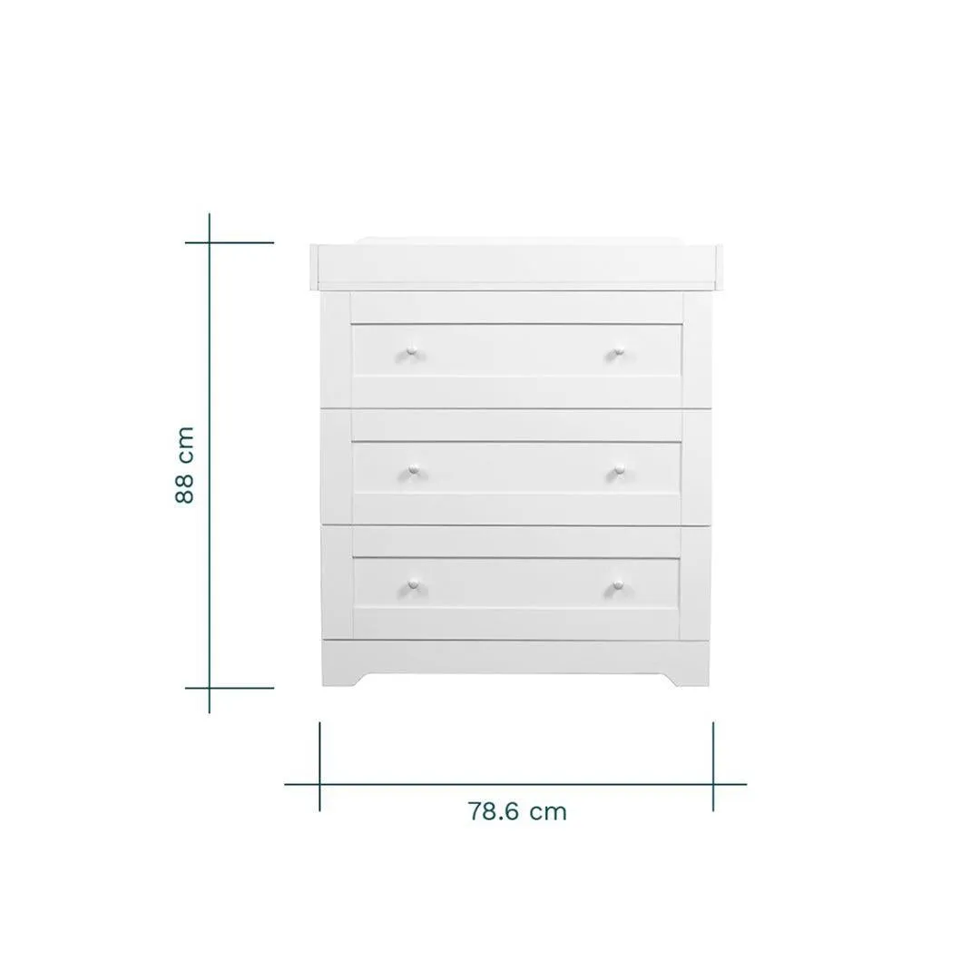 Tutti Bambini Rio Chest Changer - White