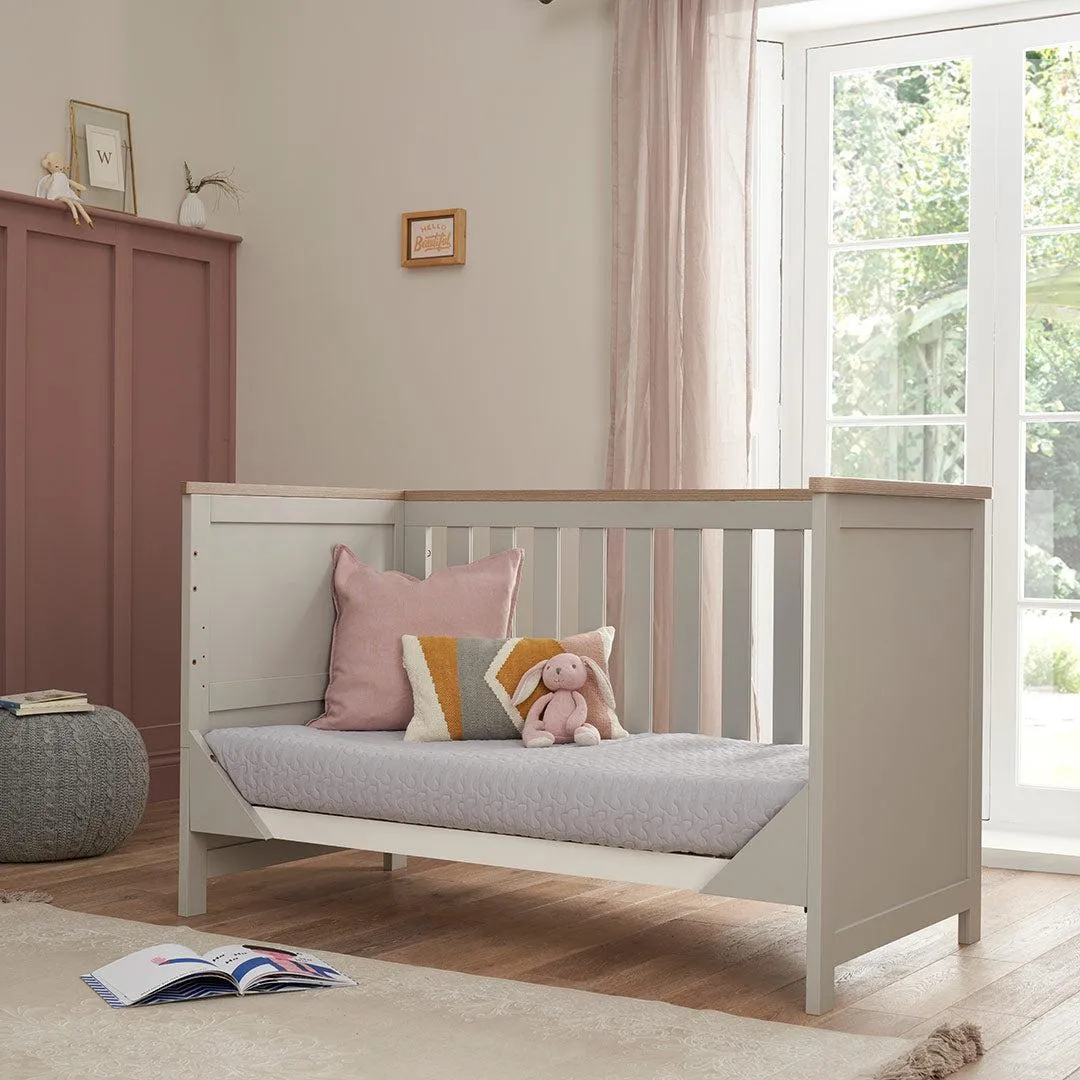 Tutti Bambini Verona 3 Piece Room Set - Dove Grey/Oak