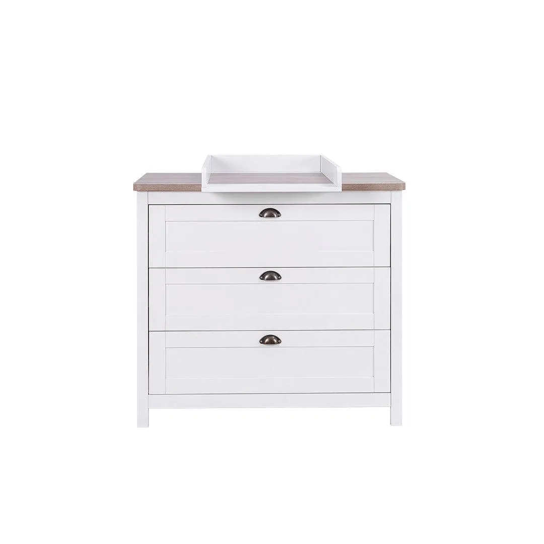 Tutti Bambini Verona 3 Piece Room Set - White/Oak