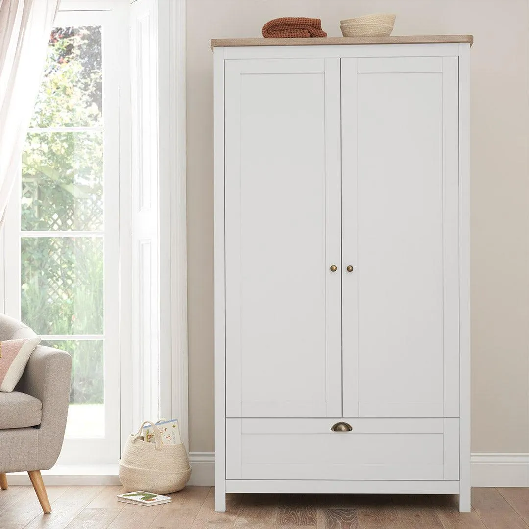 Tutti Bambini Verona 3 Piece Room Set - White/Oak