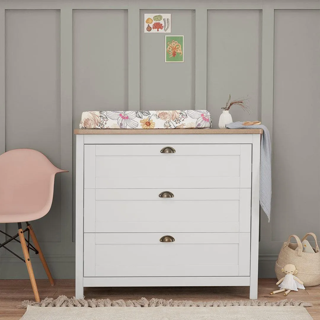 Tutti Bambini Verona 3 Piece Room Set - White/Oak