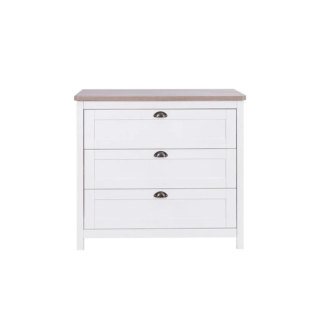 Tutti Bambini Verona Chest Changer - White/Oak