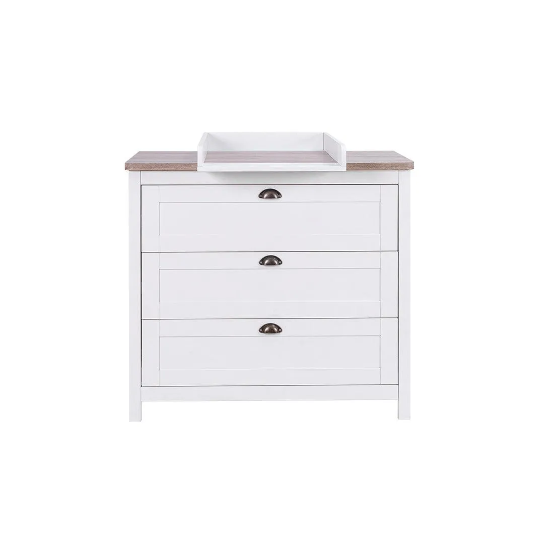 Tutti Bambini Verona Chest Changer - White/Oak