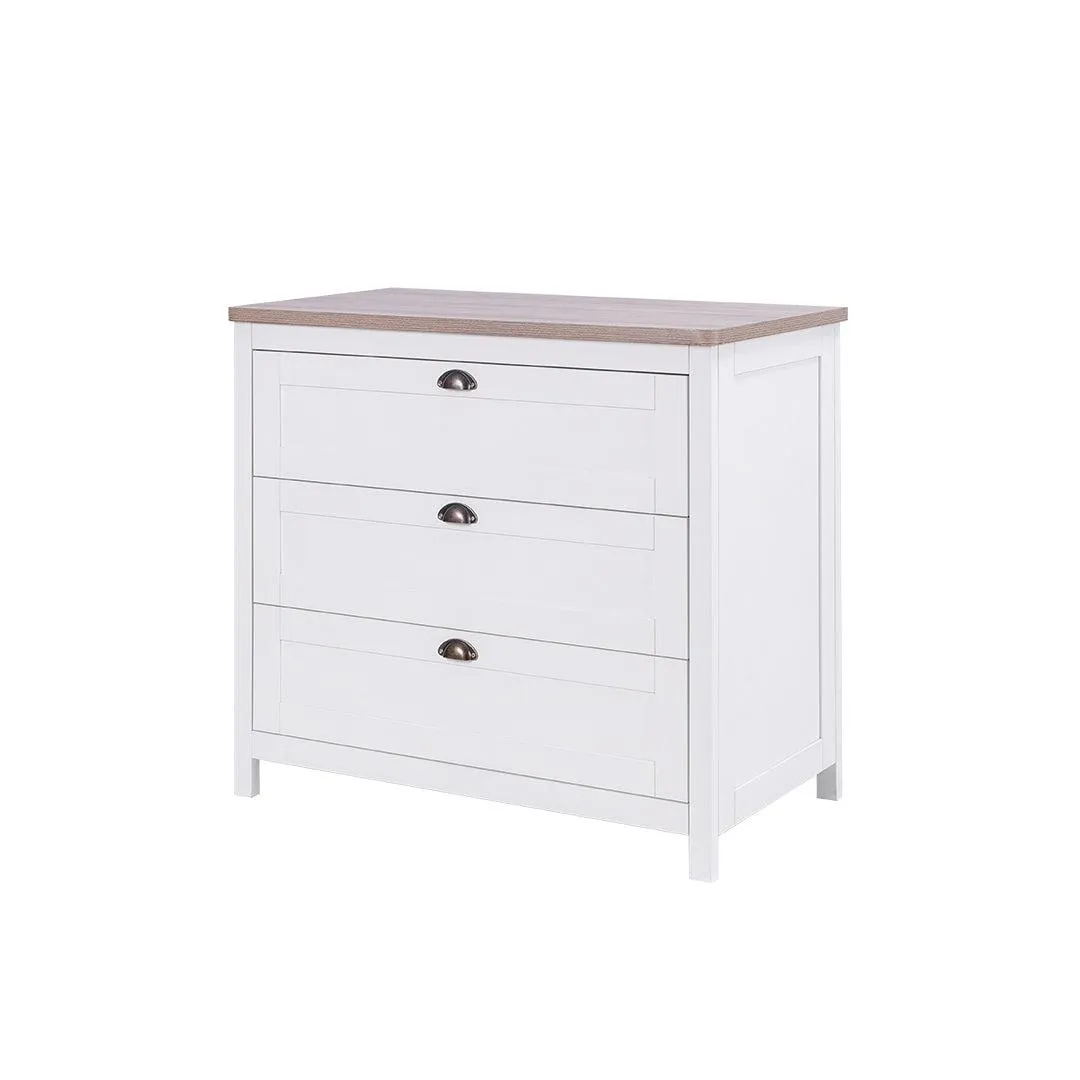 Tutti Bambini Verona Chest Changer - White/Oak