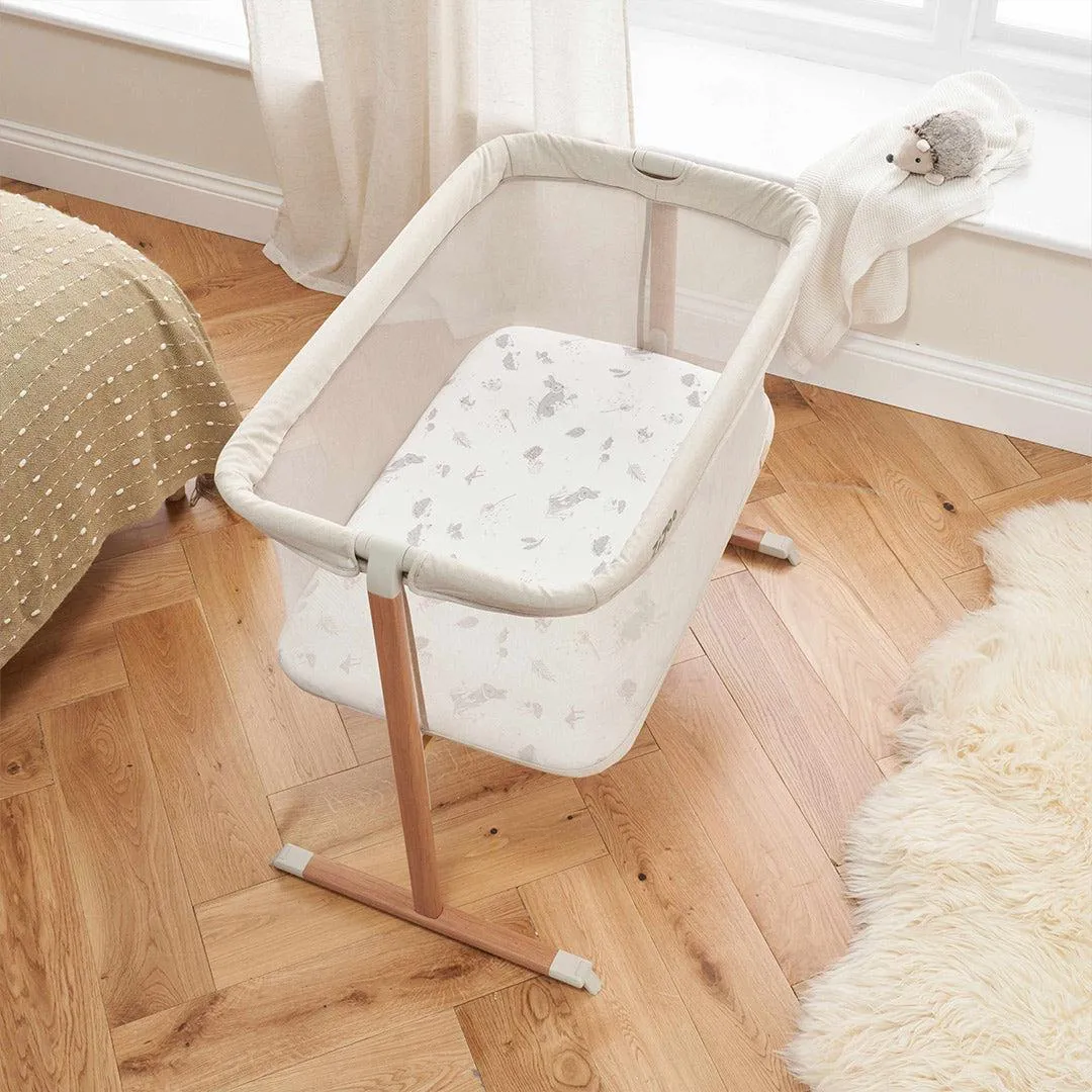 Tutti Bambini ZiZee Essential Crib - Scandinavian Walnut/Ecru